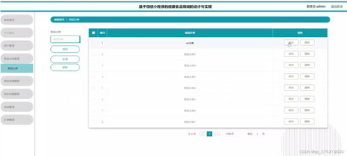 基于微信小程序的健康食品商城的设计与实现 计算机毕业设计源码 lw文档